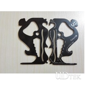 Multifunctional stainless stee Monkey survival tool card UDTEK2007